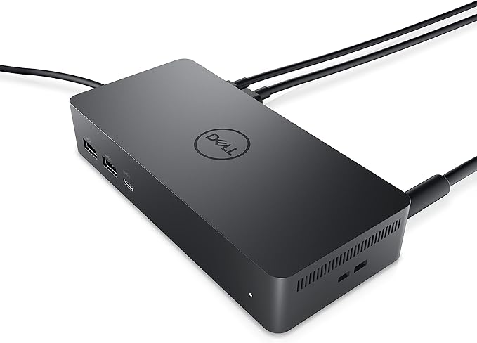 Dell Universal Dock (UD22): USB-C Docking Station with Future-Ready Design + HDMI & DisplayPort Cables + Ethernet - Dock Hub Bundle