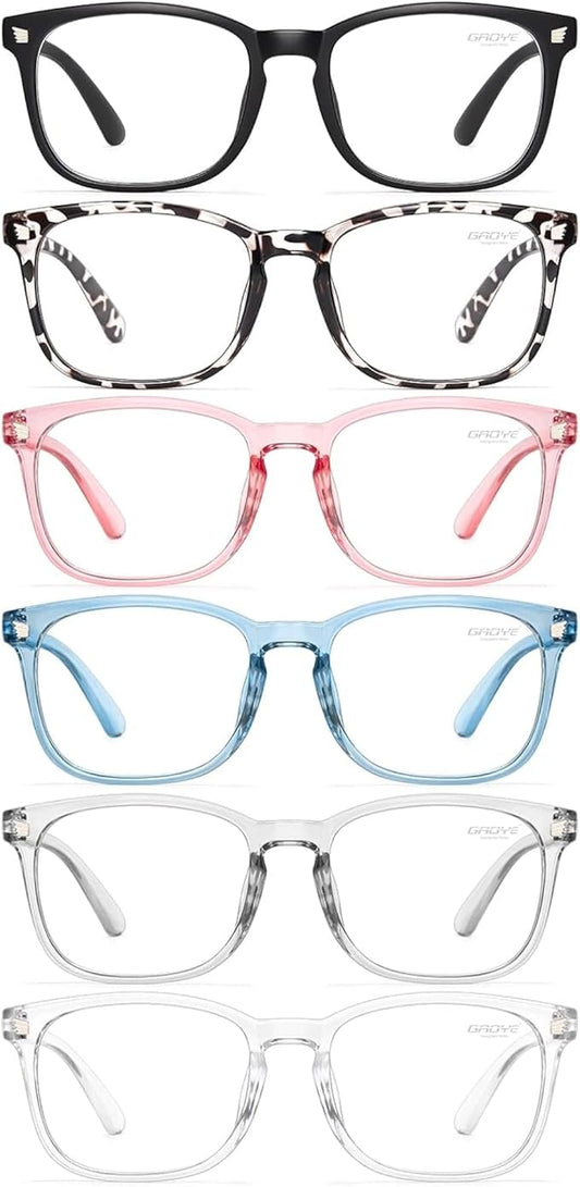 Gaoye Blue Light Glasses for Computer & Gaming - Anti UV Ray Lenses, Scratch-Resistant & Comfort Fit