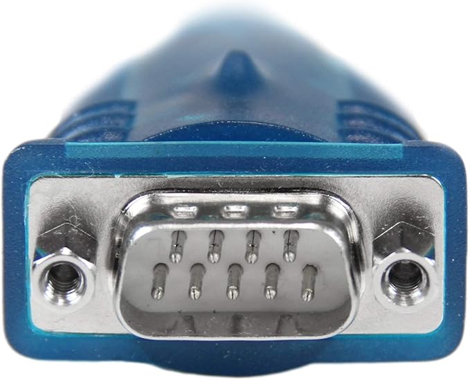 StarTech.com 17in (43cm) 1-Port USB to Serial Adapter Cable, USB-A to DB9 RS232 Adapter, Prolific Chipset - M/M