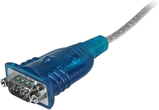 StarTech.com 17in (43cm) 1-Port USB to Serial Adapter Cable, USB-A to DB9 RS232 Adapter, Prolific Chipset - M/M