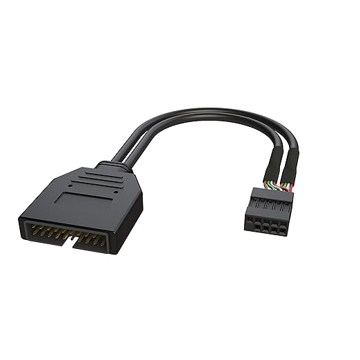 LINKUP USB 2.0 to USB 3.0/3.1 Upgrade Adapter, Noise Reduction, Shielded, 26 cm, Backed by 1-Year Warranty