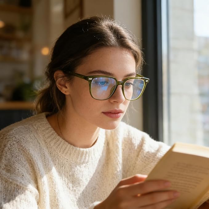 Dollger Blue Light Glasses for Women Retro Blue Light Blocking Glasses for Computer Eyeglasses Frame Men