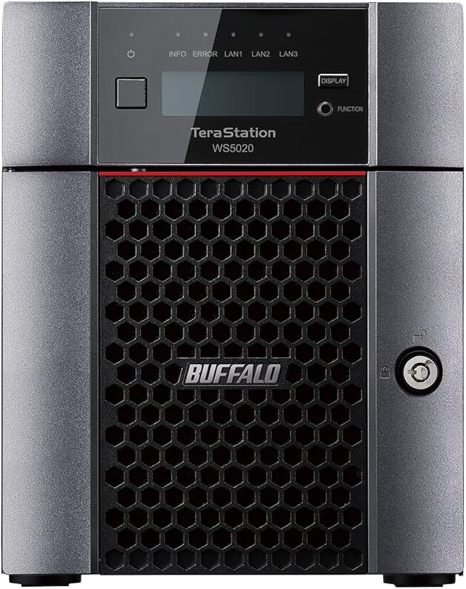BUFFALO TeraStation WS5420DN 4-Bay Windows Server IoT 2025 Desktop NAS 16TB (4x4TB) w/HDD Included