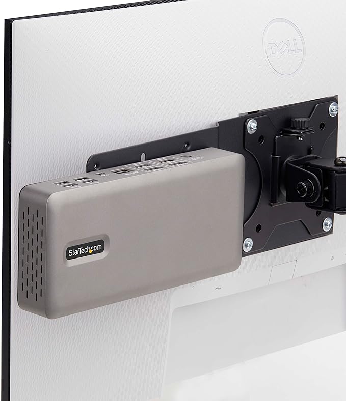 StarTech.com VESA Mounting Bracket for NUC/Thin Clients or Laptop Docking Stations, VESA 75x75/100x100 Compatible