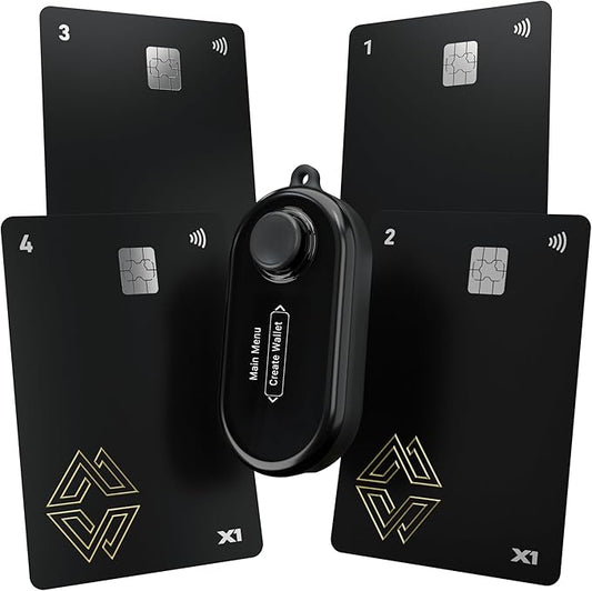 Hardware Wallet for Secure Storage of BTC, Crypto, NFTs | Audited, Opensource, Cold Wallet | Decentralized Private Key Storage