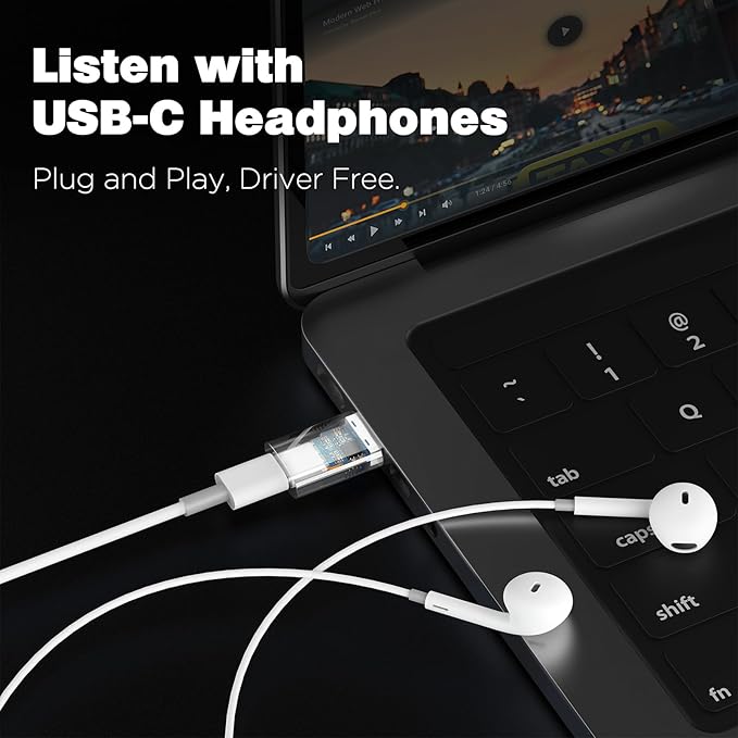 USB C Female to USB Male Adapter, Double-Side 3.0 5Gbps USB A to Type C Converter with Built-in Chip for Laptop, PC, Car to Flash Disk, USB C Headphones, Mobile, Pad