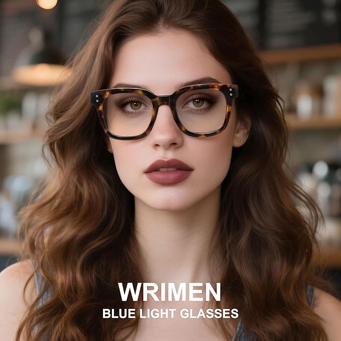 Blue Light Blocking Glasses For Woman/Men,Computer Glasses,Anti Eyestrain & UV Protection Eyeglasses