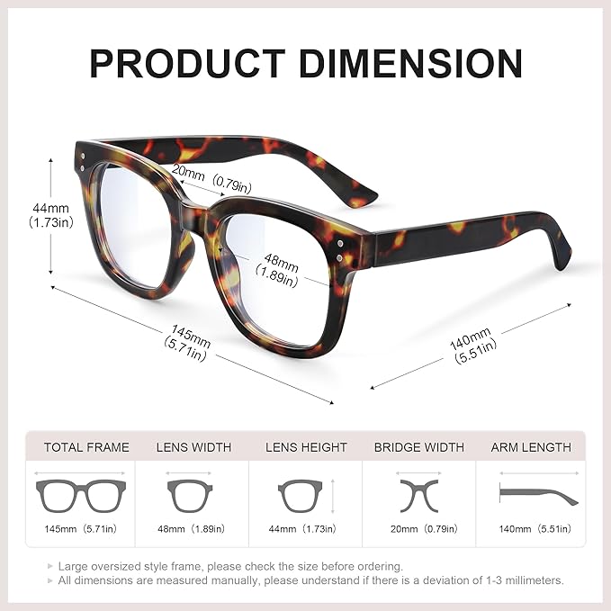Blue Light Blocking Glasses For Woman/Men,Computer Glasses,Anti Eyestrain & UV Protection Eyeglasses