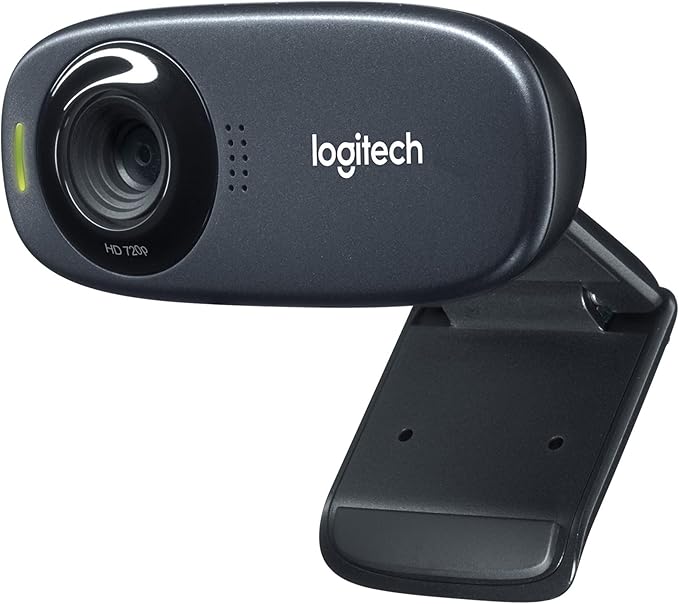 Logitech C310 Hd Webcam, 1280 Pixels X 720 Pixels, 1 Mpixel, Black