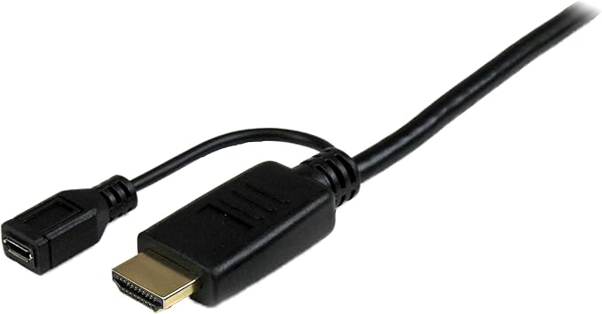 StarTech.com HDMI to VGA Cable - 3 ft / 1m - 1080p - 1920 x 1200 - Active HDMI Cable - Monitor Cable - Computer Cable (HD2VGAMM3)