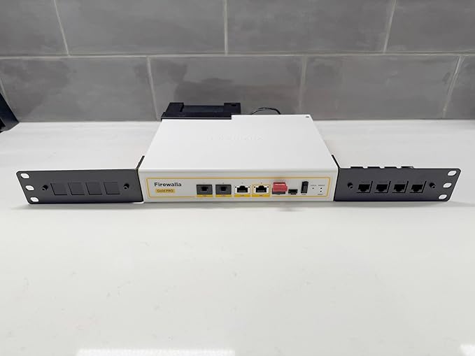 1U Rackmount Kit for Firewalla Gold Pro (Black)