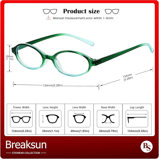 Retro Small Oval Glasses for Women Men 90s Small Face Blue Light Eyeglasses Cosplay Y2K Fake Glasses