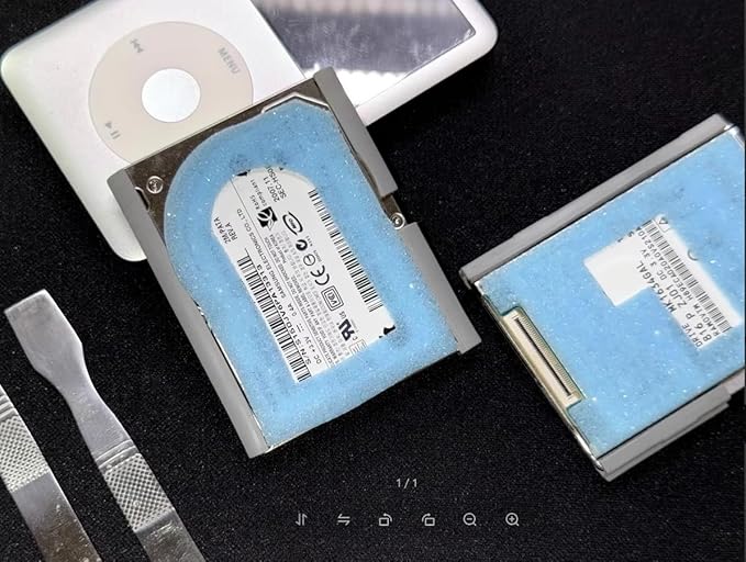 1.8-inch ZIF Hard Drive,80GB Storage Capacity, Compatible with iPod Video 5th gen A1136 A1238(80,GB)