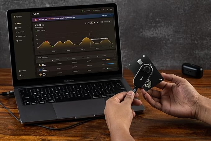 Hardware Wallet for Secure Storage of BTC, Crypto, NFTs | Audited, Opensource, Cold Wallet | Decentralized Private Key Storage