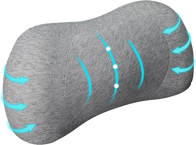 Lumbar Support Pillow, Back Support for Office Chair Car Ergonomic Memory Foam Lumbar Support Pillow Fatigue Relief, Comfort and Support Your Back