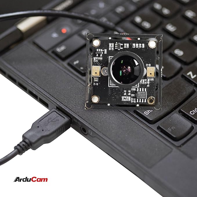 Arducam 16MP Wide Angle USB Camera for Laptop, 1/2.8" CMOS IMX298 Mini UVC USB2.0 4K Video Webcam with Microphone, with 3.3ft/1m Cable