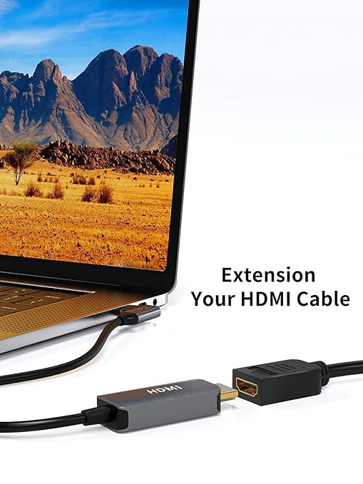 CableCreation HDMI to DVI Cable, 0.15 m Bi-Directional HDMI Female to DVI (24+1) Male Adapter Cable, HDMI DVI Conveter, Support 1080P, 3D, Gold-Plated, 0.5 Ft/Black