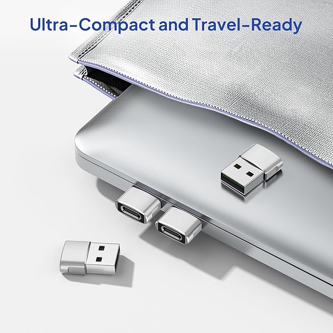 Elebase for Samsung Galaxy Tab S10 Adapter,USB to USB C Adaptor 4Pack,Type C Female to A Male Cable Converter for Tab S9 S8 A9 A8 Lite,S25 S24 S23 S22,Note 20 10 9 8,A55 A54 A35 A34 A23 A25 A15 A14 5G