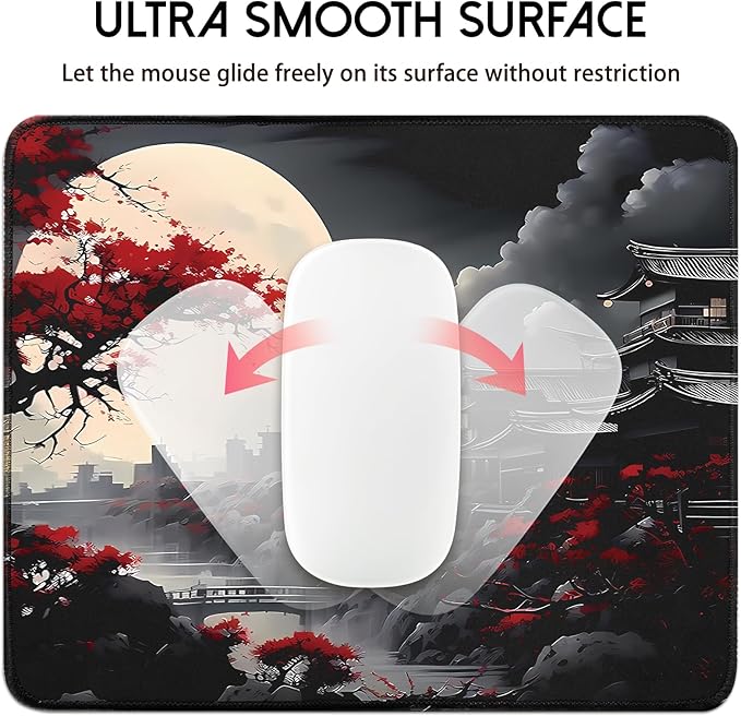 Mouse Pad Gaming Mousepad,Small Mousepads for Keyboard and Mouse with Non-Slip Rubber Base,Suitable for School,Office,Home,10.2 x 8.3 Inch