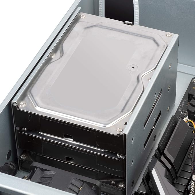 SilverStone Technology 2U Dual 5.25" Drive Bay ATX rackmount Industrial Storage Server Chassis with USB 3.1 Gen1 Interface, SST-RM23-502