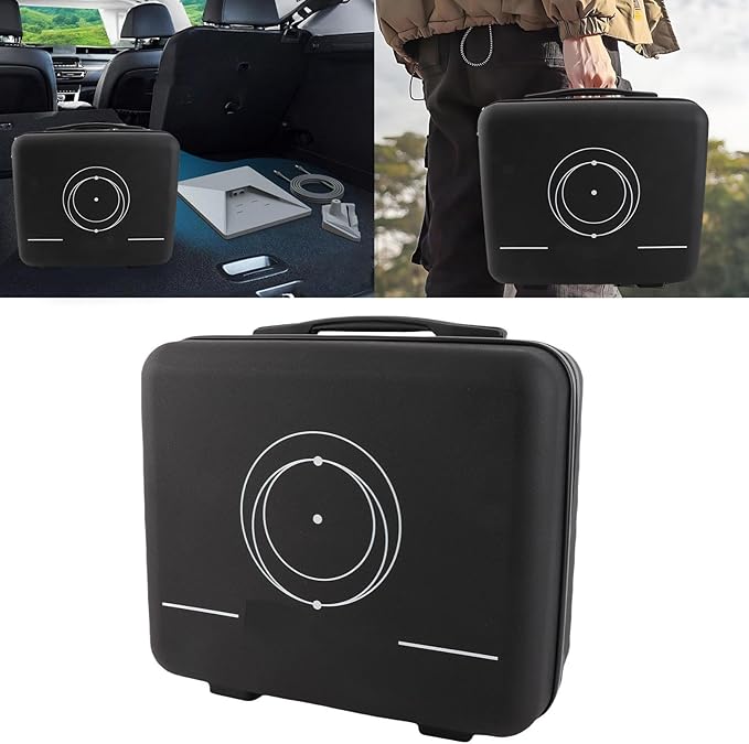 Hyuduo Travel for Mini, Hard Satellite Accessories Storage, with Customizable Shock Absorbing Foam Interior, for Outdoor Camping RV Trips
