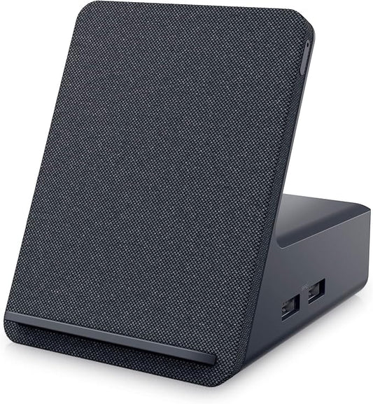 Dell HD22Q Dual Charge Docking Station, Qi Wireless Charging (USB-C, DisplayPort, HDMI, 4X USB, RJ45) Black