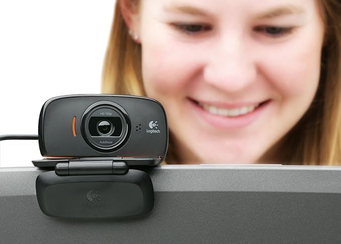 Logitech HD Webcam C525, Portable HD 720p Video Calling with Autofocus (Renewed)
