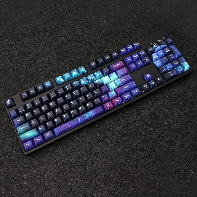 JSJT Keycaps KCA Profile the Wars of Star Themed Keycaps Full 139 Keys PBT Dye Sublimation Custom Keycap Set for ANSI/ISO Layout 64/68/87/96/104/108 Cherry MX Switch Mechanical Keyboard