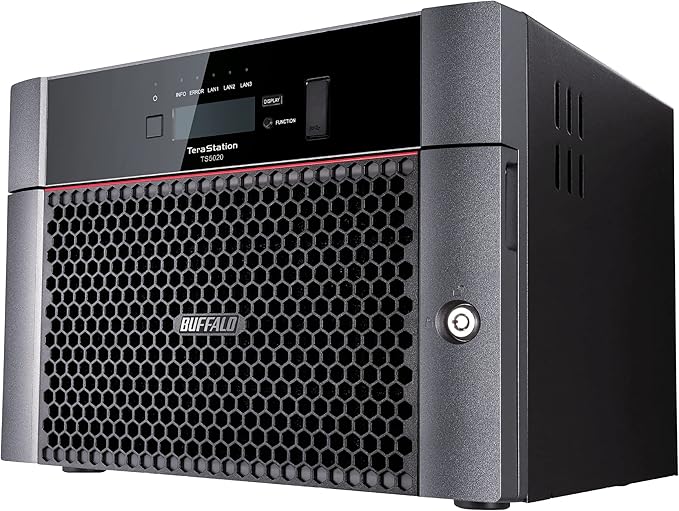 BUFFALO TeraStation 5820DN 8-Bay Business Desktop NAS 128TB (8x16TB) with Hard Drives Included RAID iSCSI Network Storage File Server