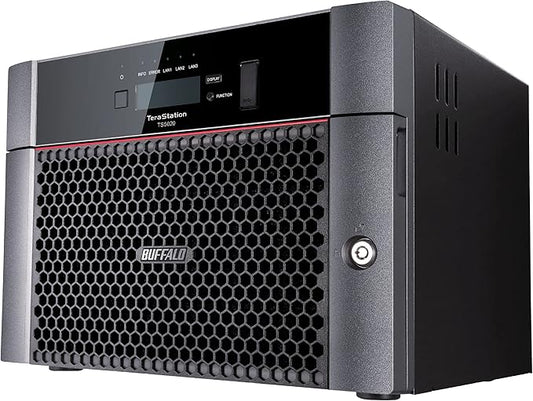 BUFFALO TeraStation 5820DN 8-Bay Business Desktop NAS 128TB (8x16TB) with Hard Drives Included RAID iSCSI Network Storage File Server