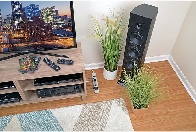Tripp Lite 7 Outlet Surge Protector Power Strip, 6ft Cord, Lifetime Manufacturer's Guarantee & $20K Insurance (Striker)