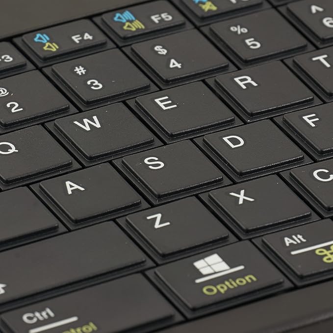 Goldtouch GTP-0044W Go!2 Bluetooth Wireless Mobile Keyboard, Portable Foldable Travel Keyboard Black