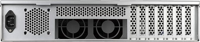 SilverStone Technology 2U Dual 5.25" Drive Bay ATX rackmount Industrial Storage Server Chassis with USB 3.1 Gen1 Interface, SST-RM23-502