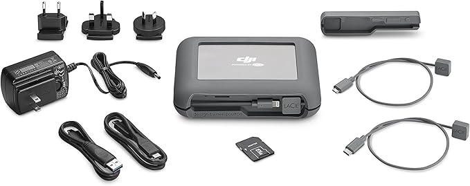 LaCie DJI Copilot BOSS Computer-free In-field Direct Backup And Power Bank With SD Reader, 2000GB + 1mo Adobe CC All Apps (2TB)