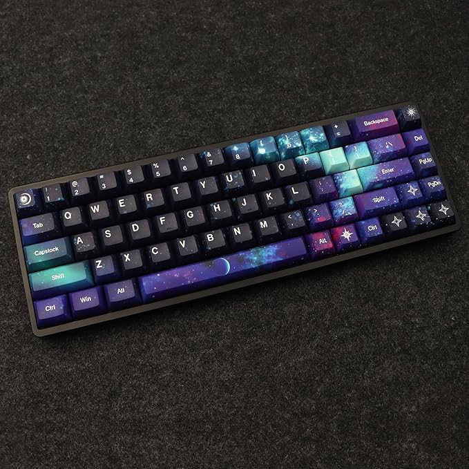 JSJT Keycaps KCA Profile the Wars of Star Themed Keycaps Full 139 Keys PBT Dye Sublimation Custom Keycap Set for ANSI/ISO Layout 64/68/87/96/104/108 Cherry MX Switch Mechanical Keyboard