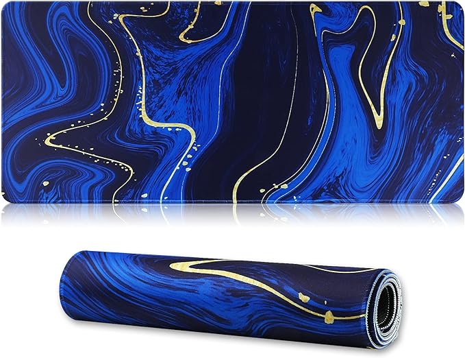 Large Gaming Mouse Pad with Stitched Edges,[27.5x11.8In] Extended Mouse Pad with Non-Slip Natural Rubber Base for Gamer/Desktop/Office/Home 70x30 Quicksand03