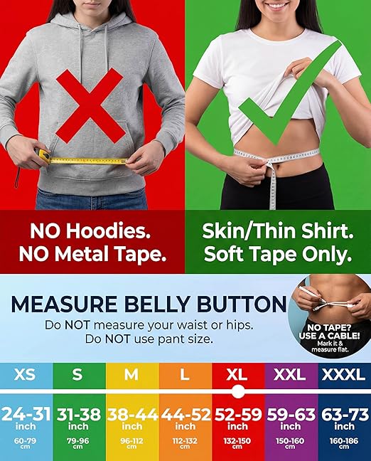 Sparthos Back Brace for Lower Back Pain - SIZE X-LARGE: Fits 52"-59" Waist (Measure at Navel - See Sizing Chart) – Relief from Sciatica, Herniated Disc - Support Belt with Lumbar Pad - Men & Women