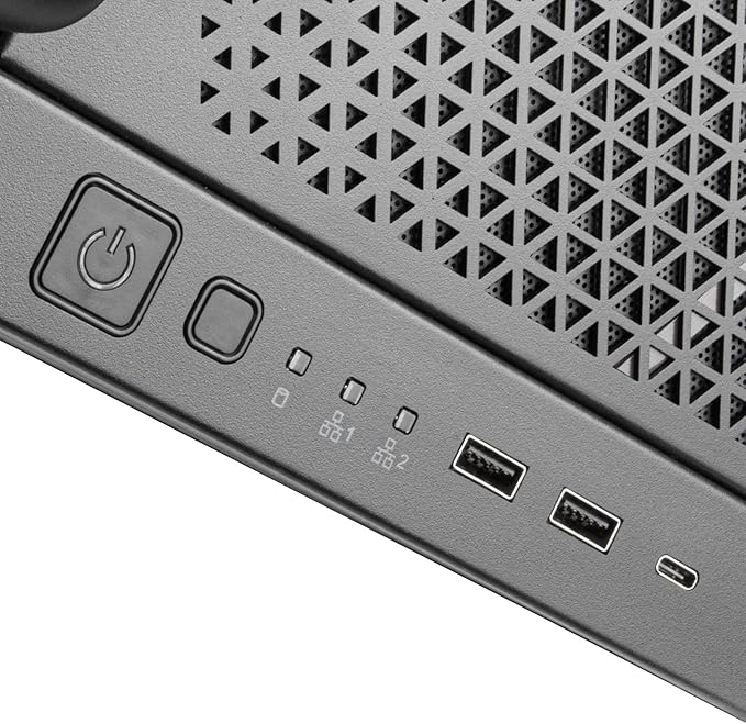 Silverstone Technology RM51 5U Rackmount Server Chassis with Dual 180mm Fans and Enhanced Liquid Cooling Capability, SST-RM51