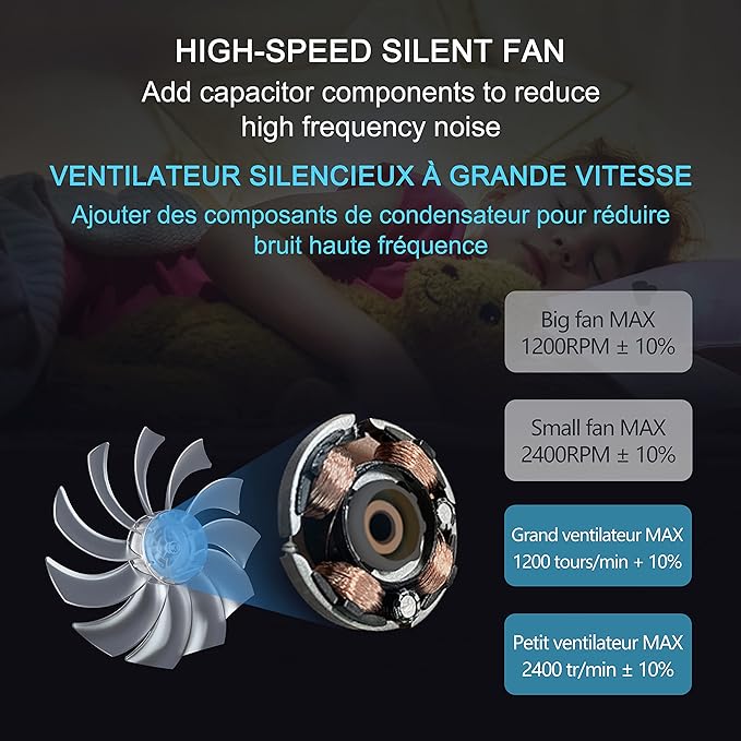 TopMate C5 12-15.6 inch Gaming Laptop Cooler Cooling Pad | 5 Quiet Fans and LCD Screen | 2500RPM Strong Wind Designed for Gamers and Office