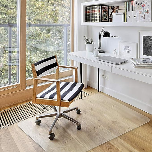 Azadx Office Chair Mat for Hard Floors 36" X 60", Clear PVC Chair Mat for Hardwood Floor, Durable Plastic Floor Protector Mat for Home and Office use (36" X 60" Rectangle)