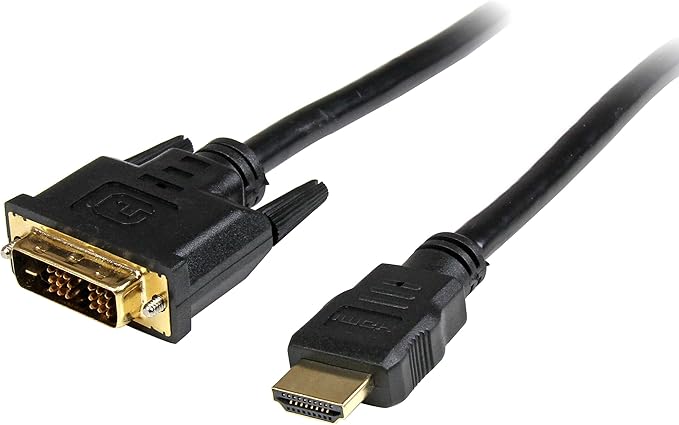 StarTech.com 10 ft HDMI to DVI-D Adapter Cable, Bi-Directional Adapter for Computer Monitor (HDMIDVIMM10)