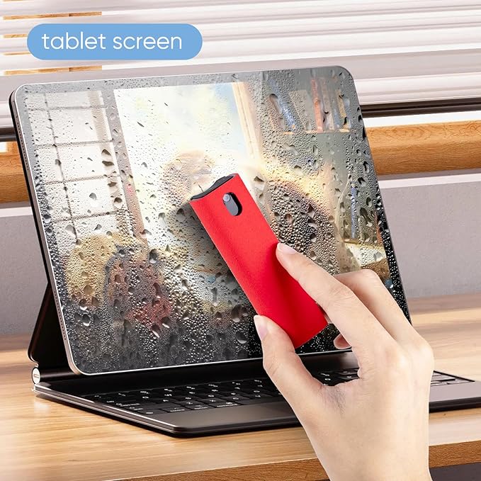 6 Pack Screen Cleaner kit 2-in-1 Touchscreen Mist Cleaner Screen Cleaner Spray and Wipe with Microfiber Cloth Car Screen Cleaner for Phone, Computer, Laptop, Monitor and More,Car Accessories