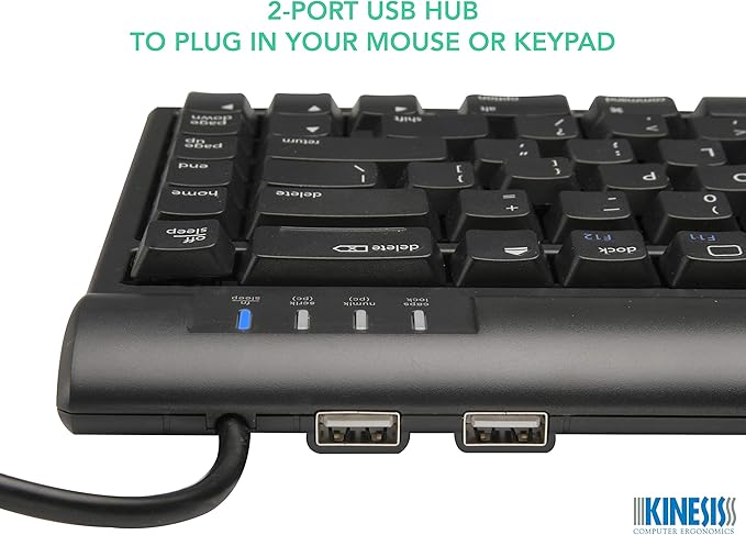 KINESIS Freestyle2 Ergonomic Keyboard w/ VIP3 Lifters for Mac (9" Separation)