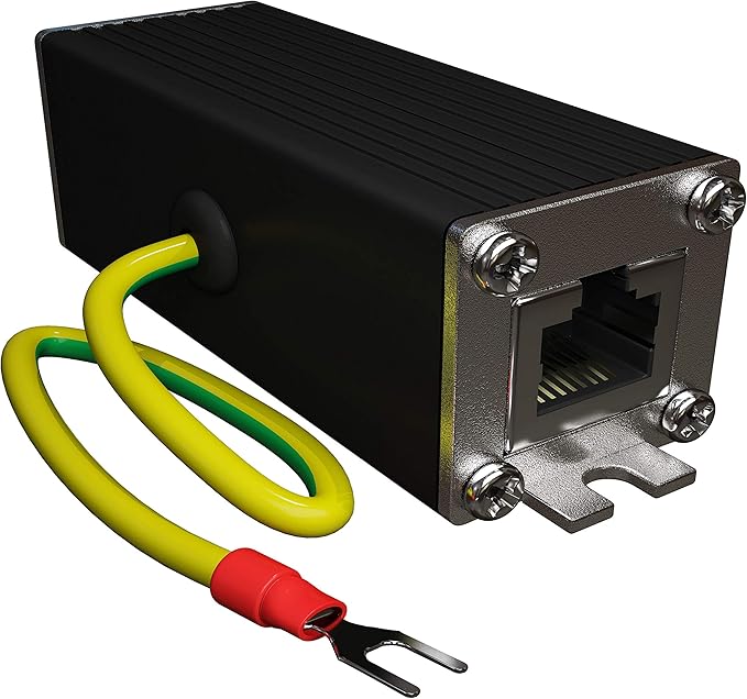 Tupavco Ethernet Surge Protector (2 Pack) Gigabit High PoE++ Class 8 (154W/3.2A) TP302x2