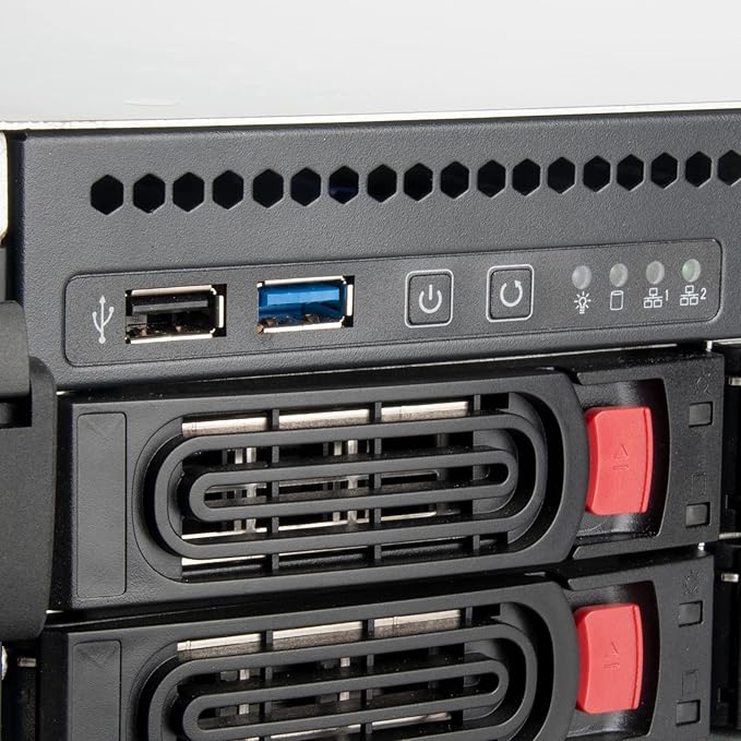 Silverstone Technology RM43-320-RS 4U 20-Bay 2.5" / 3.5" HDD/SSD rackmount Storage Server Chassis with Mini-SAS HD SFF-8643 12 Gb/s Interface, SST-RM43-320-RS