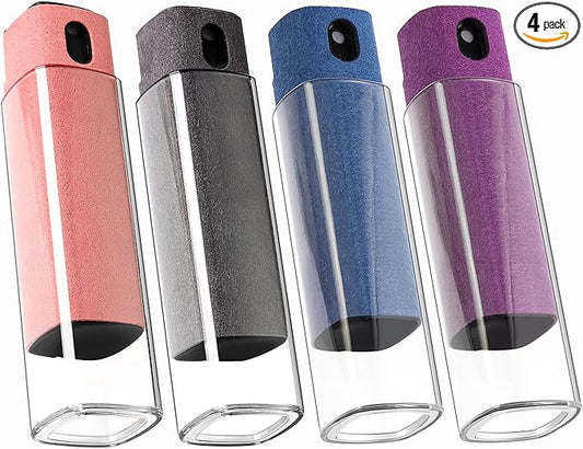 Screen Cleaner Kit 4 Pcs, Two in One Screen Cleaner Spray and Wipe, Touchscreen Mist Cleaner Spray Bottle for Phone/Laptop/Tablet/TV/Monitor/Car Screens