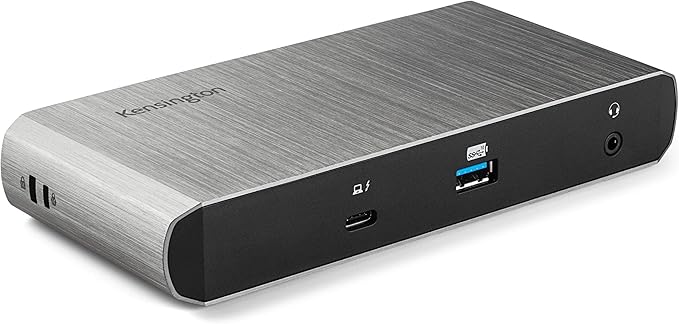 Kensington SD5500T Thunderbolt 3 and USB-C Docking Station, Dual 4K DisplayPort, for Macbooks, Windows and Surface, 60W PD (K38130US)
