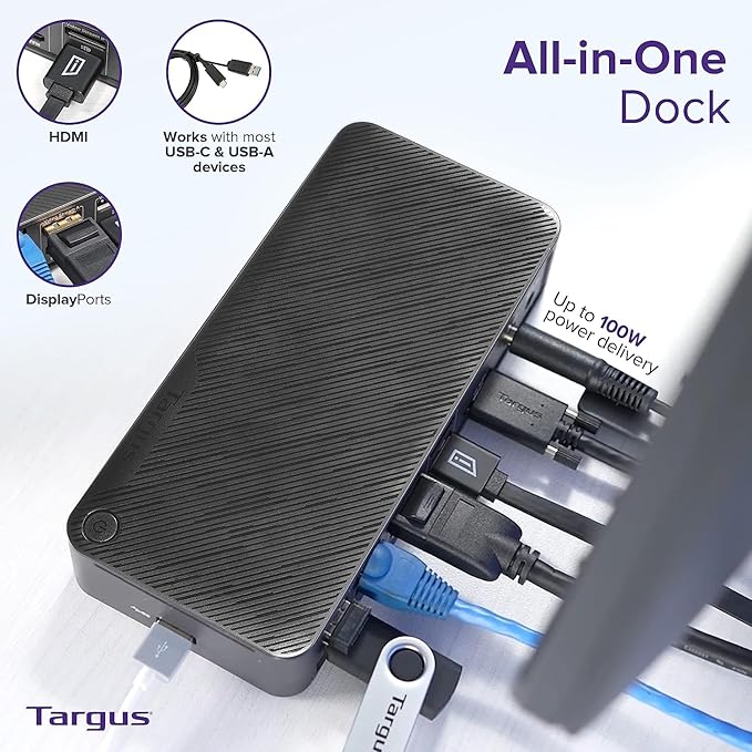USB-C DV4K 100W Universal Docking Station-6X3S6U3