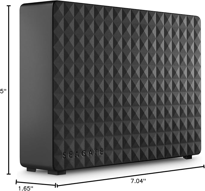 Seagate Expansion Desktop 16TB External Hard Drive HDD - USB 3.0 for PC & Laptop - 1-Year Rescue Service (STEB16000402), Black