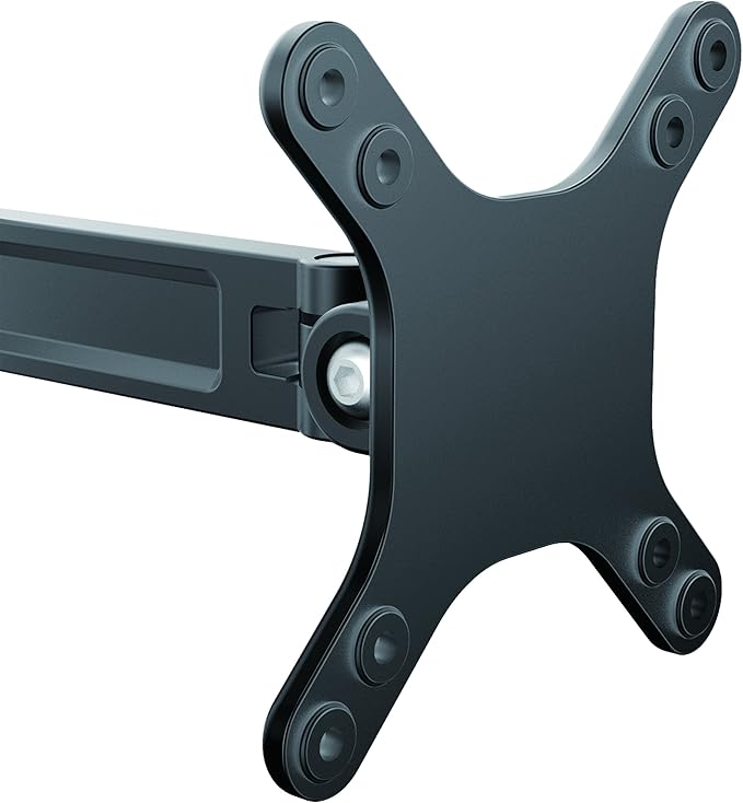 StarTech.com Monitor Wall Mount - Single Swivel - Supports Monitors 13” to 34” - VESA Monitor Wall Mount Bracket - Black (ARMWALLS)